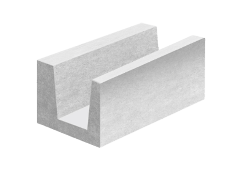U-блок ЛСР D500 250х250х500 мм